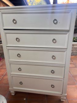White dresser