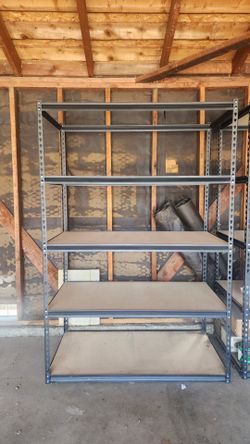 2 heavy duty  Shelves  24"D x 48" W×72"H