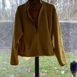 Old Navy Mustard Yellow Zip Up Size L 