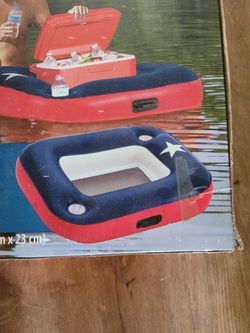 2 New Ozark Trail tubes And Cooler Float