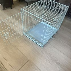Light Blue Dog Crate