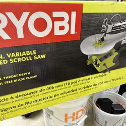 Ryobi 16” Scroll Saw 1.2 Amp New In Box