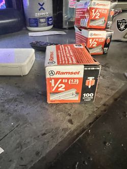 1/2” Ramset Steel pins 