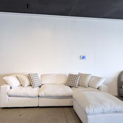 Cloud Style Modular Sectional Sofa — Deep Seats + Washable Covers (NEW) 