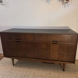 Mid Century Walnut Dresser 