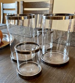 Glass Candle holders