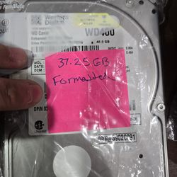 Formatted hard drives (HDD)