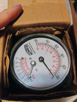 Winters Instruments TTD Series Steel Dual Scale Tridicator Thermometer, Gauge 
