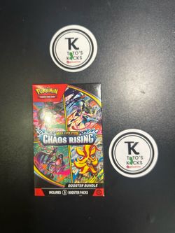 Pokemon TCG: Mega Evolution Chaos Rising Factory Sealed Booster Bundle Card Box 6 pack