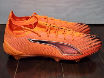 PUMA Ultra 6 Ultimate FG "Hot Pursuit Pack" Soccer Cleats (Orange) - Size 10.5 Men's, Size 12 Women's