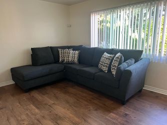 2 Piece Couch - Dark Grey