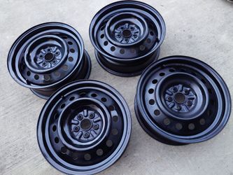 16x6.5 OEM Steel Wheels 5x100 Toyota Matrix