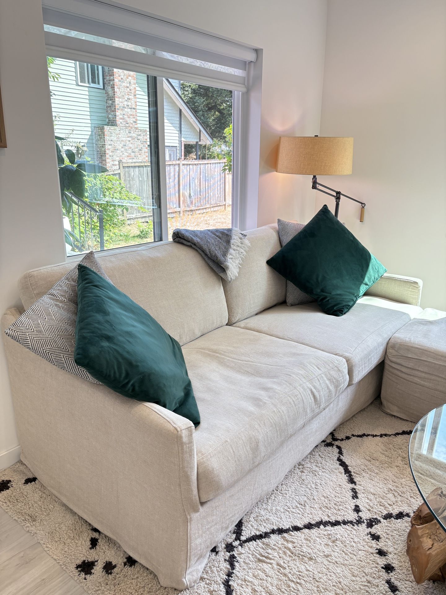 Moss Home Designer Sofa - Custom California-Made - Originally $8,000+