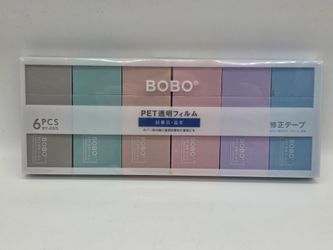 BOBO Correction Tape Set 6 Pack