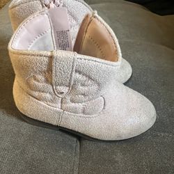 Cat & Jack Pink Boots Girls Size 9