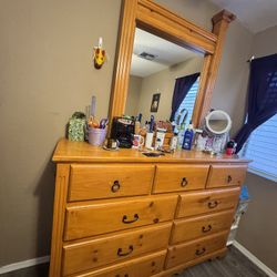 Dresser And Mirror