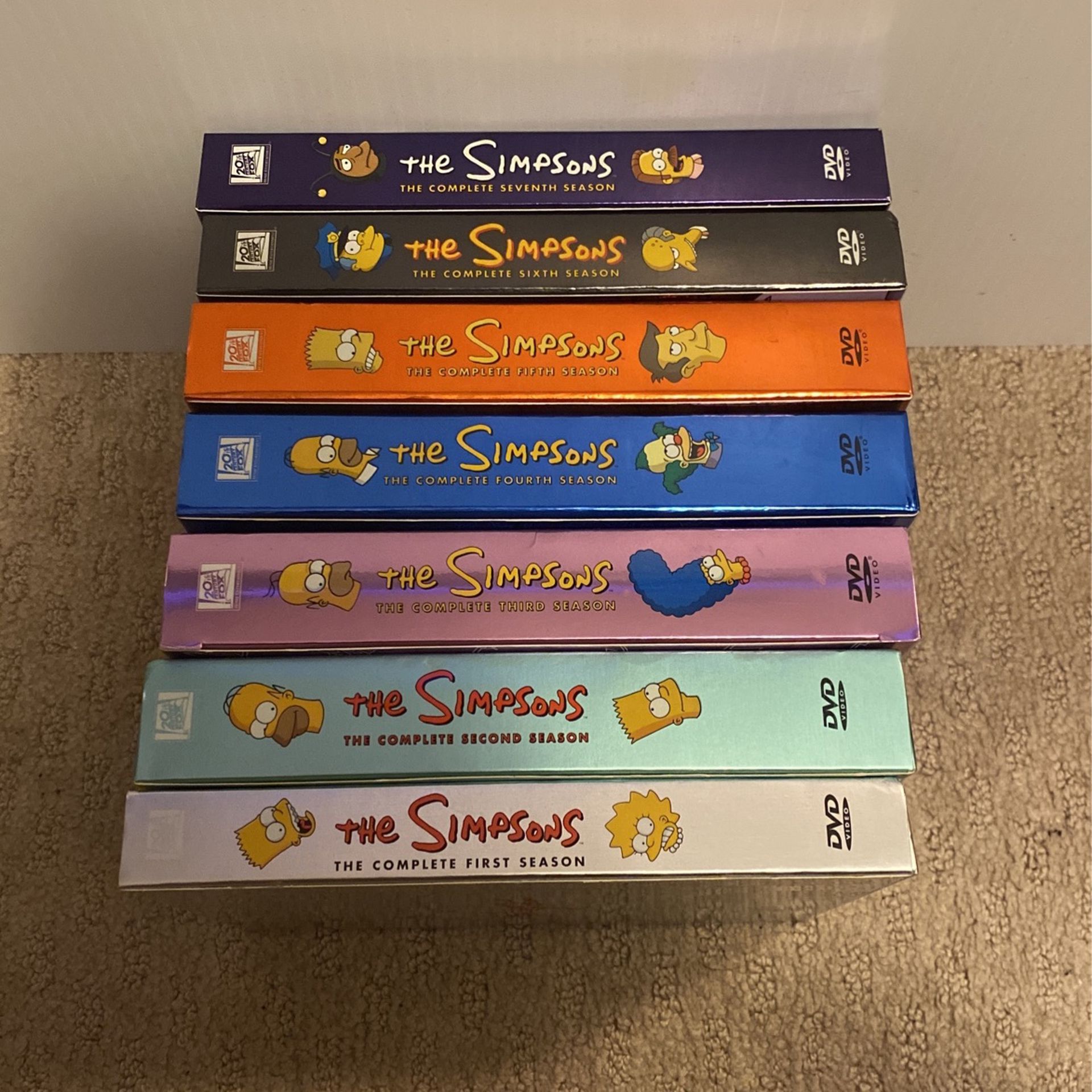 The Simpsons Seasons 1-7 Box Sets