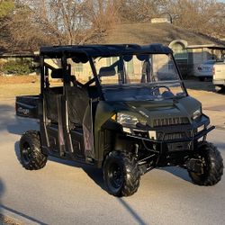 2018 Polaris Ranger Crew 900 Cc Automatic 4 × 4 Clean Title 