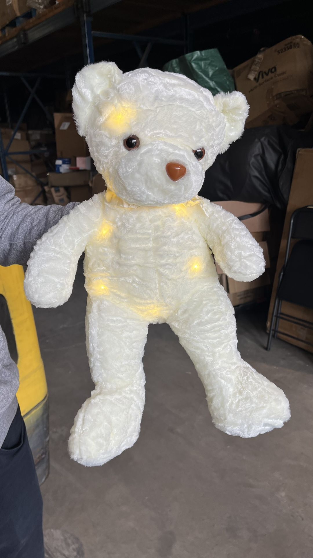 Brand new shining teddy bear