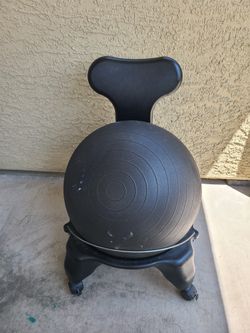 Exercise Ball Rolling Chair