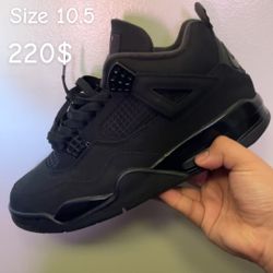 Jordan 4 Black Cat Size 10.5