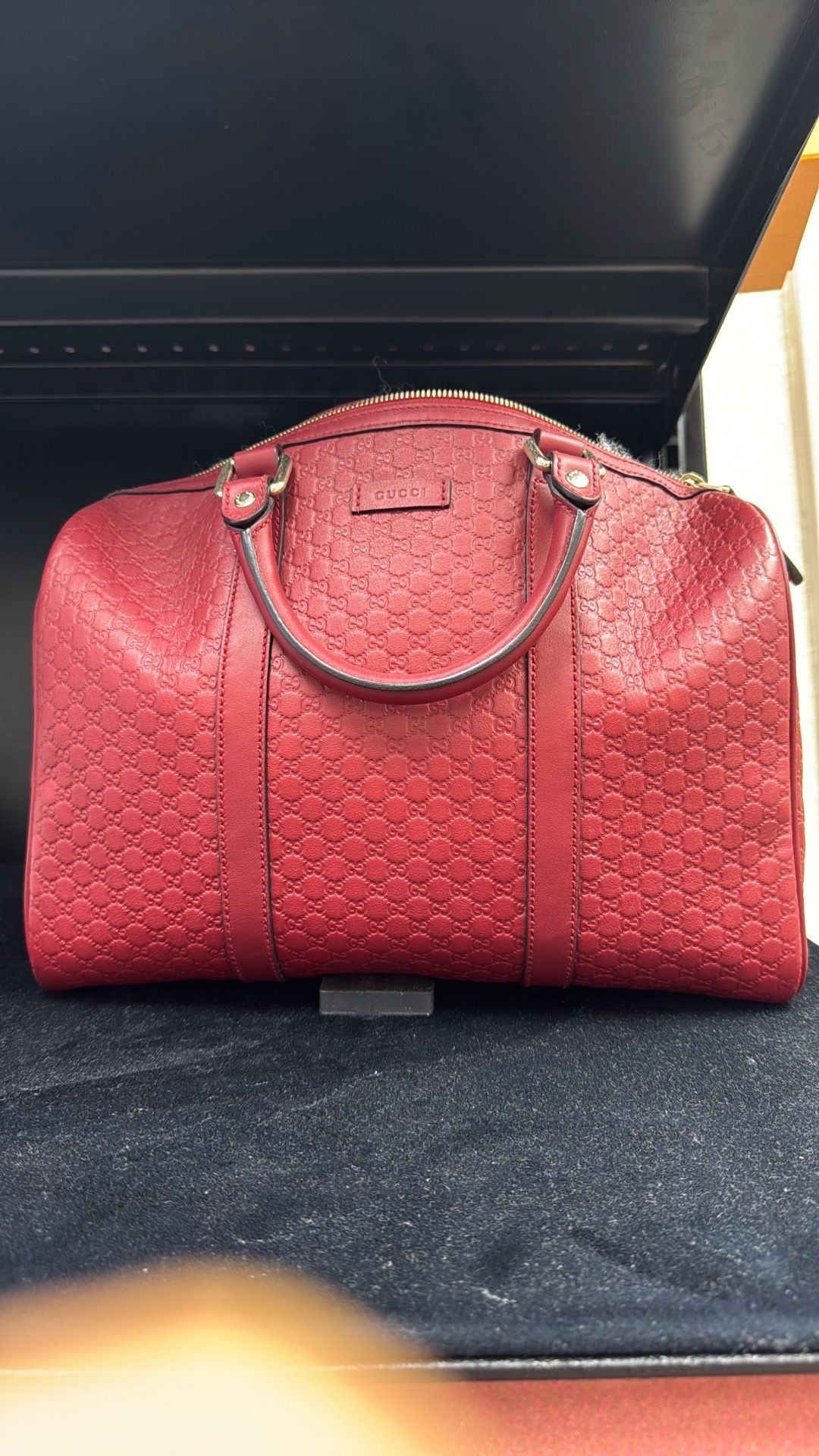 Gucci microguccisima joy Boston bag