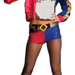Harley Quinn Joker Batman Cosplay Costume w/ Wig 