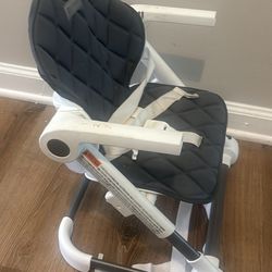 Monbebe portable foldable booster, grey, toddler seat 