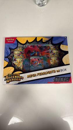 Ascended Heroes Mega Feraligatr ex Box Pokemon TCG