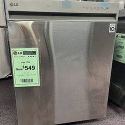 LG New Dishwashers With Tiny Dent On Sale