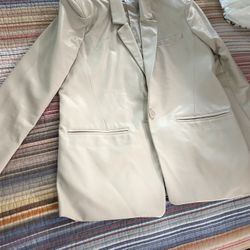 Steve Madden Faux Leather Blazer 