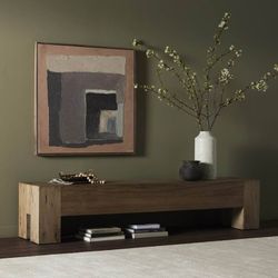 90” Four Hands Solid Wood Dining Bench – $2,499 Retail – Open Box – Delivery Available