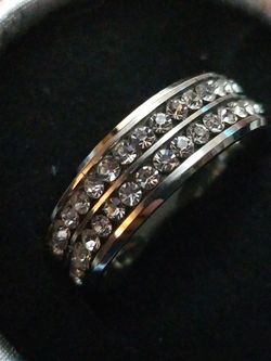 Men's wedding Band titanium ring Band size 12