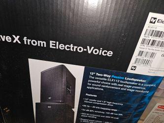 Electro Voice Passive Speakers