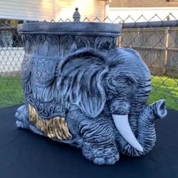Large Elephant Floor Table