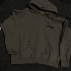 Dark Oat Essentials Hoodie☑️