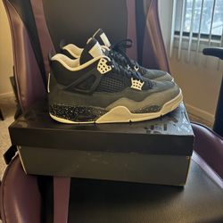 🔥 Air Jordan 4 “Fear” – Size 9.5 – Clean Pair 🔥