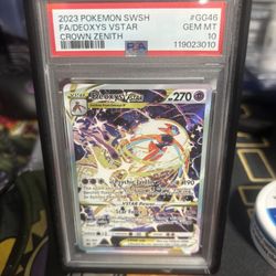 Deoxys VSTAR Psa 10 Entei Psa 10