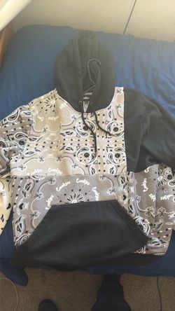 Cookies Bandana Print Pullover Hoodie