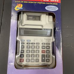 NIB Canon P23-DH 2 Color Printing Calculator With 9 Paper Rolls