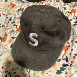 Supreme S Logo Denim Hat