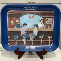 1996 Savage “The Way It Was After School” Pepsi Cola Metal Tray