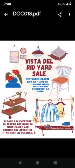 Community Yard Sale -