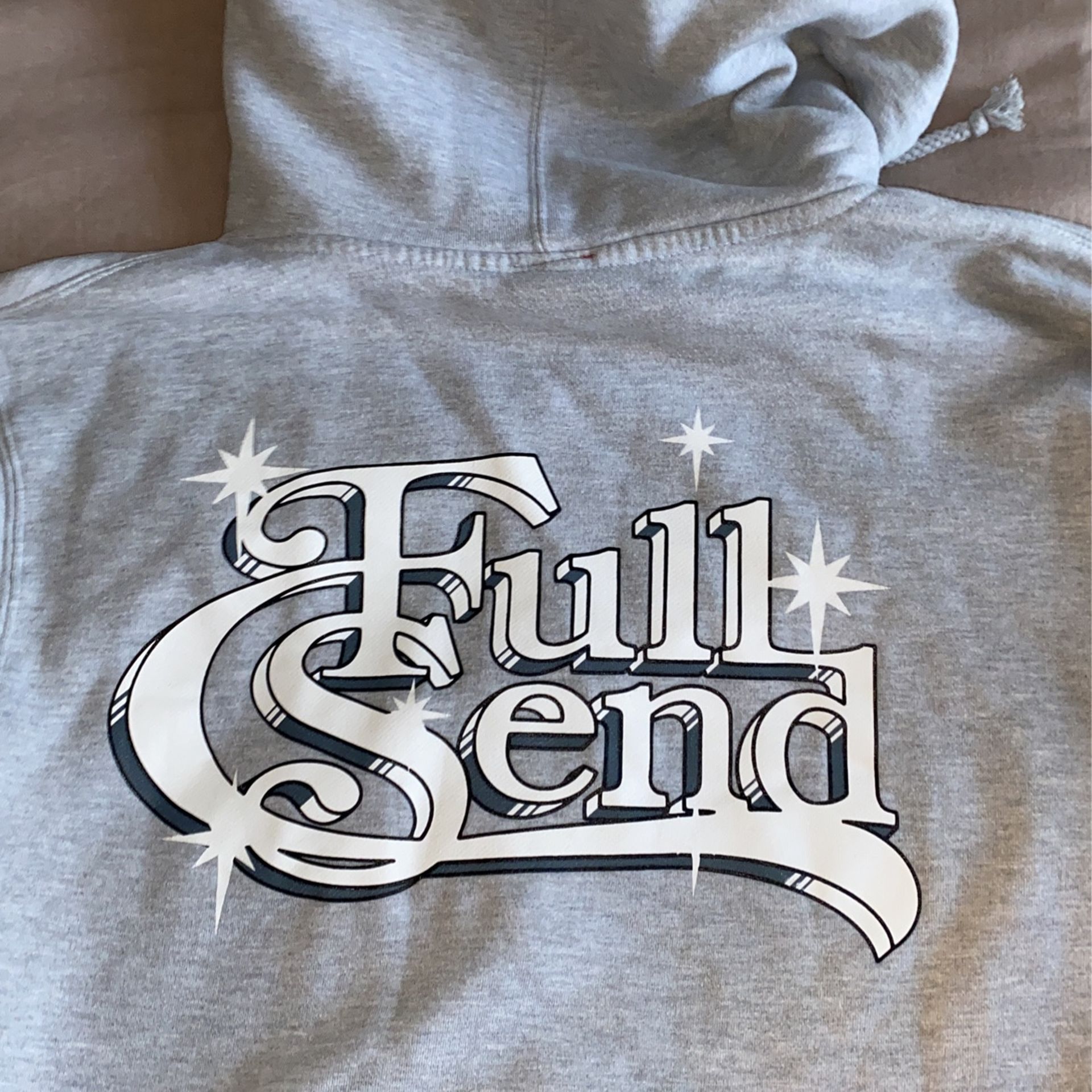 FULL SEND NELKBOYZ YOUTUBE GREY HOODIE