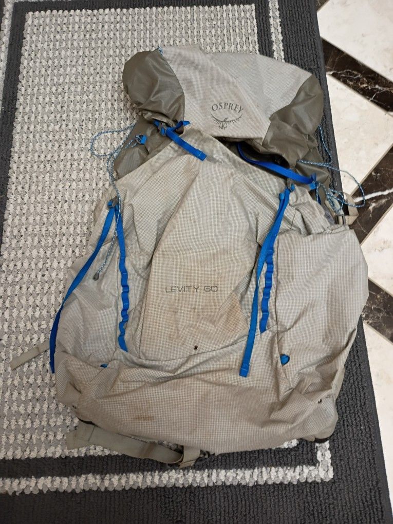 Osprey Levity 60l Ultralight Medium Backpack Backpacking 