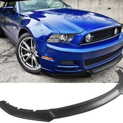 Fits 13-14 Ford Mustang IKON Style Front Bumper Lip Spoiler PP