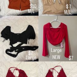 Tops,bodysuits,jackets