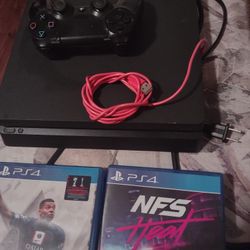 Ps4 With 2 Games...and Control..