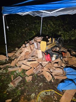 Dry seasoned firewood