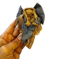 Vintage Burlap Angel Ornament